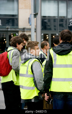 John Rankin Waddell famosa moda, ritratto e fotografo su un set cinematografico. Foto Stock