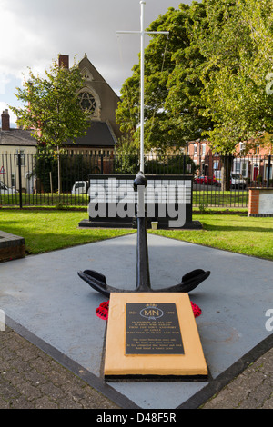 Mariners monumento, gancio Road, Goole, East Yorkshire, Regno Unito Foto Stock