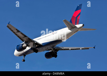 Un Airbus A319 della Delta Airlines Foto Stock