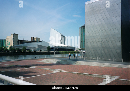 Salford Quays, Manchester ship canal Foto Stock
