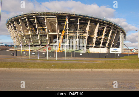 Glasgow, Scozia 2 marzo 2013. La Hydro Arena in costruzione Foto Stock