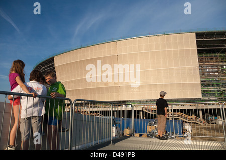 Wroclaw, Polonia, sito di stadio di Wroclaw Miejski Foto Stock