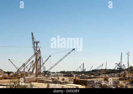 Cava di marmo nella regione di Borba, Alentejo, Portogallo Foto Stock