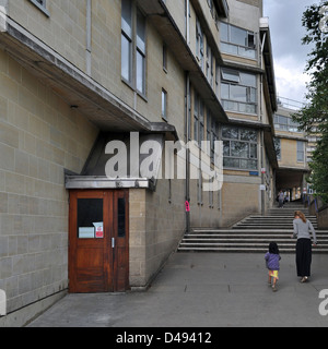 Il smithsons, Peter e Alison smithson, scuola di architettura e ingegneria edile, bath university, 1982-1988 Foto Stock