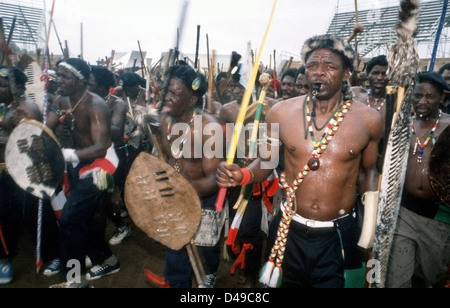 Johannesburg, Sud Africa, un comizio elettorale del Inkatha Freedom Party Foto Stock