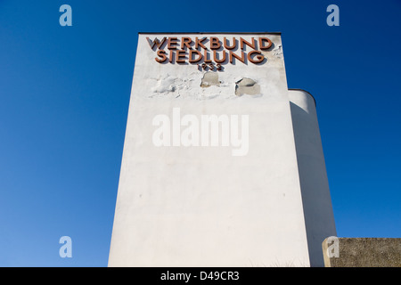 Vienna, Austria, la Vienna Werkbundsiedlung Foto Stock