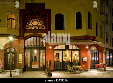 Berlino, Germania, ristorante a Stuttgarter Platz Foto Stock