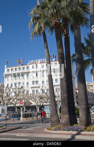 Hotel Splendid, Cannes, Francia Foto Stock