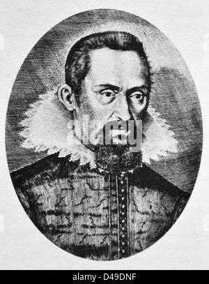 Johannes Kepler, matematico tedesco, astronomo e astrologo Foto Stock
