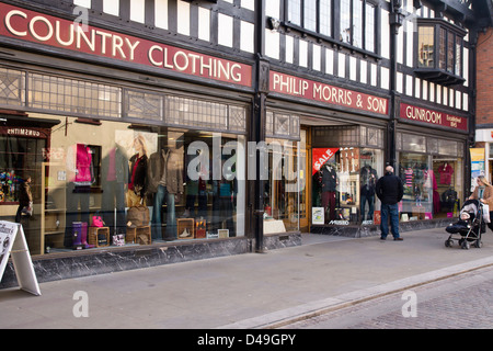 Hereford Negozi del Centro Foto Stock