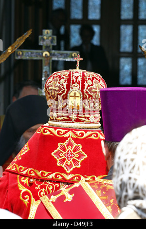 San Milmersdorf, Germania, Feofan Galinskij alla consacrazione il monastero ortodosso di Georg Foto Stock