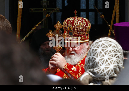 San Milmersdorf, Germania, Feofan Galinskij alla consacrazione il monastero ortodosso di Georg Foto Stock