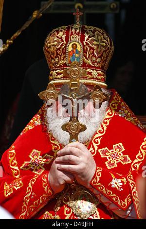San Milmersdorf, Germania, Feofan Galinskij alla consacrazione il monastero ortodosso di Georg Foto Stock