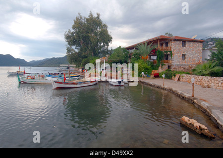 Kekova, Turchia, Asia Occidentale Foto Stock