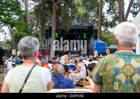 Adelaide, Australia del Sud. 8 Marzo, 2013. La famiglia Savoia cajun della Louisiana eseguire a WOMADelaide 2013 tenutasi tra 8 - 11 Marzo 2013 ad Adelaide nel Sud Australia (credito Immagine: © Gary Francesco/ZUMAPRESS.com/Alamy Live News) Foto Stock