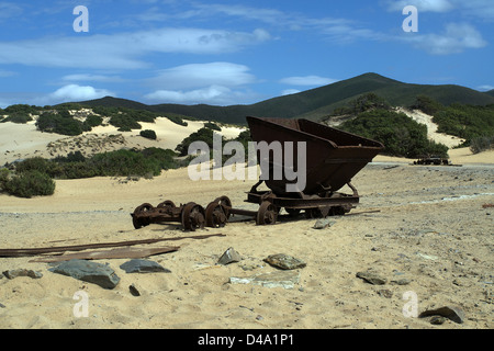 Ingurtosu, Italia, riserva naturale in Sardegna Costa Verde Foto Stock