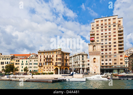 Porto di Savona Liguria, Italia Foto Stock