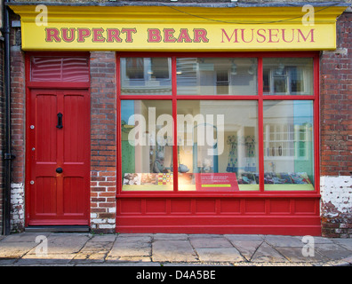 Il Rupert Bear Museum Stour Street St Canterbury Foto Stock