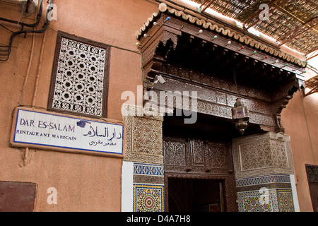 Il Marocco Marrakech, Dar es Salam hamman Foto Stock