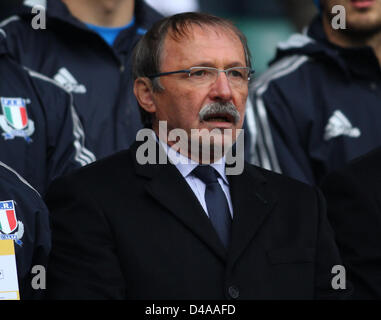 JACQUES BRUNEL ITALIA HEAD COACH Twickenham Stadium Londra Inghilterra Regno Unito 10 marzo 2013 Foto Stock