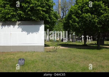 Berlino, Germania, sulle tombe Invalidenfriedhof Foto Stock