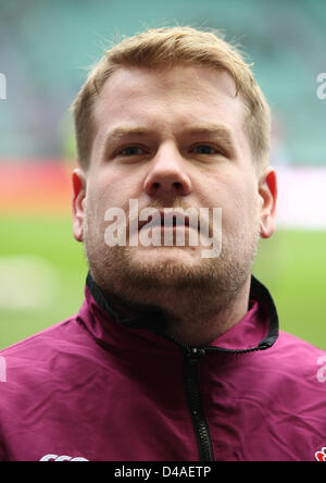 JAMES CORDEN INGHILTERRA V ITALIA. RBS 6 Nazioni campionato Stadio di Twickenham Londra Inghilterra Regno Unito 10 marzo 2013 Foto Stock