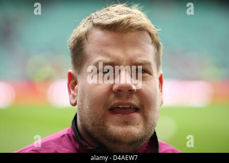 JAMES CORDEN INGHILTERRA V ITALIA. RBS 6 Nazioni campionato Stadio di Twickenham Londra Inghilterra Regno Unito 10 marzo 2013 Foto Stock