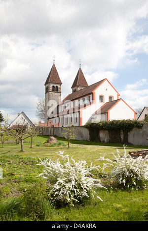 Reichenau, Germania, Chiesa Collegiata di San Pietro e Paolo Foto Stock