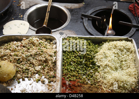 Vista di ingredienti. Foto Stock