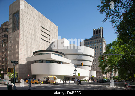 SOLOMON GUGGENHEIM (©Frank Lloyd Wright 1959 / GWATHMAY SIEGEL ASSOCS 1992) Fifth Avenue di Manhattan A NEW YORK CITY USA Foto Stock