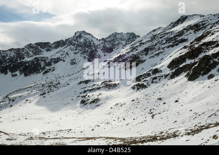 Paesaggio di montagna in alto adige, vicino oetztal, Austria Foto Stock