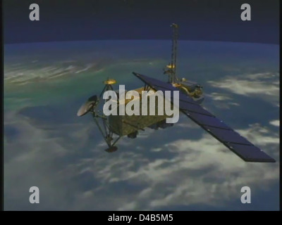 Video di UARS, NASA atmosfera superiore Satellite di ricerca Foto Stock