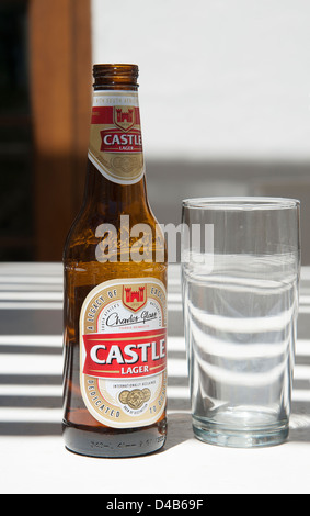 Castle Lager un popolare South African birra Foto Stock