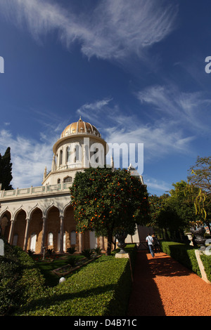 Israele Haifa, il tempio Bahai Foto Stock