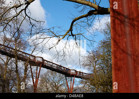 Passerella Tree Top Kew Gardens Foto Stock