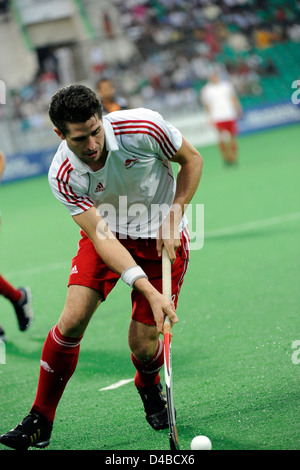 Maschile di Hockey semifinale, India vs Inghilterra, XIX Giochi del Commonwealth, India Foto Stock