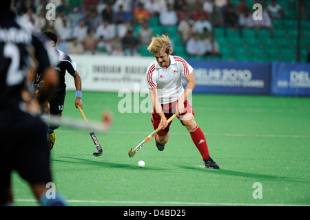 Maschile di Hockey semifinale, India vs Inghilterra, XIX Giochi del Commonwealth, India Foto Stock