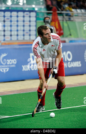 Maschile di Hockey semifinale, India vs Inghilterra, XIX Giochi del Commonwealth, India Foto Stock