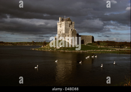 Dunguaire Castle, XVI secolo , Casa Torre Kinvara, Co Galway, Irlanda Foto Stock