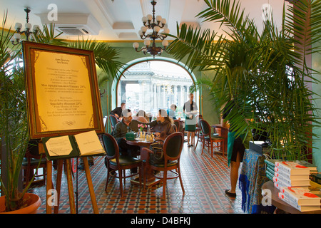 San Pietroburgo, Cafe in Dom Knigi Bookshop Foto Stock