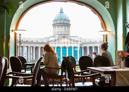 San Pietroburgo, Cafe in Dom Knigi Bookshop Foto Stock