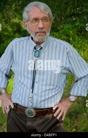 Le impronte di dinosauri del Cretaceo sono state scoperte nel campus del Goddard Space Flight Center della NASA dal ricercatore Ray Stanford. Le impronte forniscono nuove informazioni sulla vita preistorica che un tempo vagava nella zona. Foto Stock