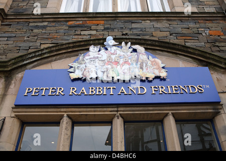 Peter Rabbit e amici regali in Windermere Foto Stock