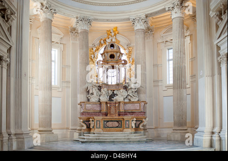 Europa Italia Piemonte in provincia di Torino Venaria Reale La Reggia La chiesa di Sant'Uberto Foto Stock