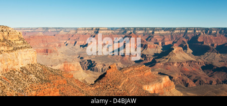 Il Grand Canyon di roccia sul colore Gamma Foto Stock