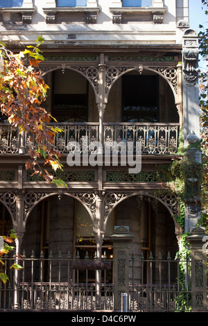 Di era di Victorian House di Fitzroy. Melbourne, Victoria, Australia Foto Stock