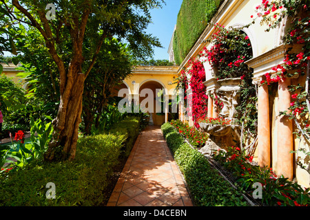 Villa Ephrussi de Rothschild, Saint Jean Cap Ferrat, Cote d'Azur, Provence, Francia Foto Stock