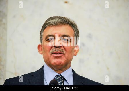 Stoccolma, Svezia. Xii Marzo 2013. Visita di Stato del Presidente dr. Abdullah Gül di Turchia - Credit: Rolf Adlercreutz / Alamy Live News Foto Stock