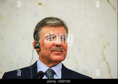 Stoccolma, Svezia. Xii Marzo 2013. Visita di Stato del Presidente dr. Abdullah Gül di Turchia - Credit: Rolf Adlercreutz / Alamy Live News Foto Stock