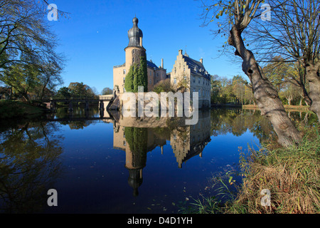 Castello Gemen, Borken, Muensterland, Renania settentrionale-Vestfalia, Germania, Europa Foto Stock